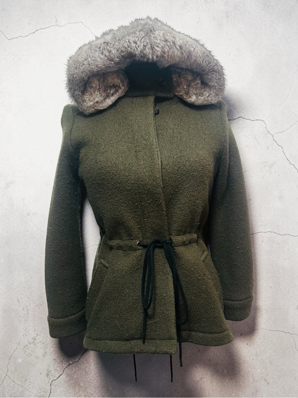 ONE of a Kind Rare Vintage Wool Coat made by Open Ceramony